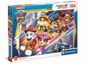Puzzle Supercolor - Psi Patrol Film - 104 Elementy - Clementoni - 27529