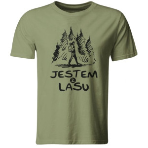 Koszulka Jestem Z Lasu. Prezent Dla Leśnika, Khaki, Roz. S