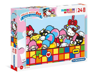 Puzzle Maxi - 24 El. - Hello Kitty - Supercolor - Clementoni - 24202