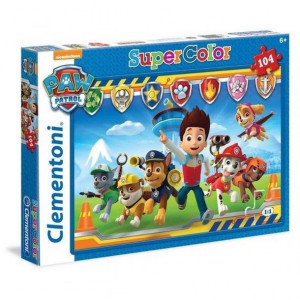 Puzzle 104 Elementy - Supercolor - Psi Patrol - Clementoni - 27945