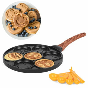 Patelnia granitowa do pancakes i placków Konighoffer 26,5cm indukcja
