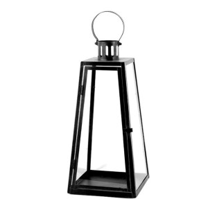 Latarenka Metalowa Stożkowa 19x19x41 Cm