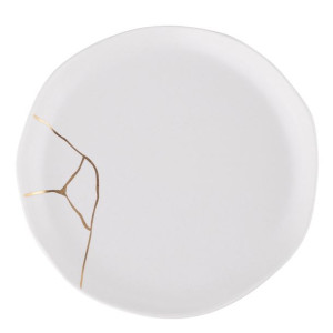 Talerz deserowy porcelanowy Magnific 18 cm biały