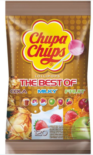 Chupa Chups Lizaki The Best Of Milky Fruit 120szt