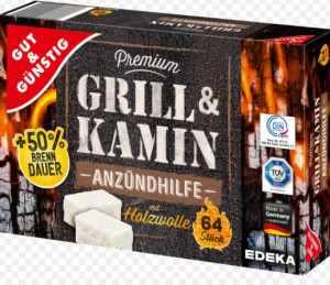 Rozpałka do grilla i kominka 32 sztuki EDEKA