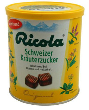 Ricola cukierki na kaszel i chrypkę ziołowe 250g
