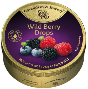 Cavendish & Harvey Wild Berry Drops 175g