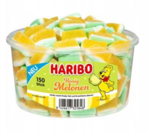 Haribo Żelki Słodki Melon 150szt 1050g z Niemiec