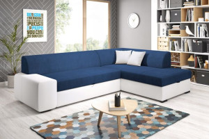 Narożnik Nowoczesny Z Funkcją Spania Sofa Fresto