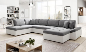 Narożnik Rozkładany Do Salonu Sofa Narożna Moni U