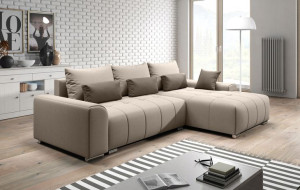 Narożnik Rozkładany Nowoczesny Danny Rogówka Sofa