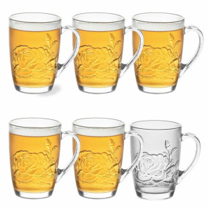 Szklanki do kawy i herbaty Tadar Róża 415 ml 6 szt.