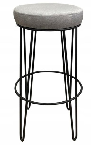 Hoker niski taboret barowy metalowy loft wys 66 4P