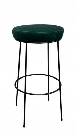 Hoker niski / taboret barowy 66cm metalowy loft 1P