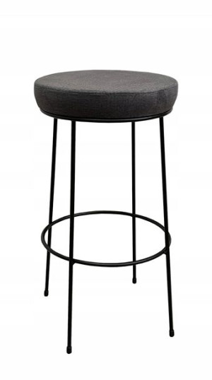 Hoker niski / taboret barowy 66cm metalowy loft 1P