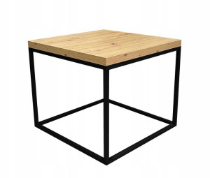 Ława / stolik kawowy 60x60 dąb artisan loftowy