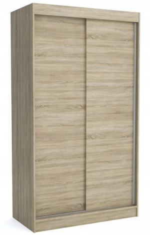 Szafa dwudrzwiowa przesuwna 120 cm dąb sonoma ML