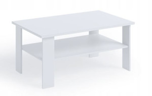 Ława / stolik kawowy 105x65 biała mat L12