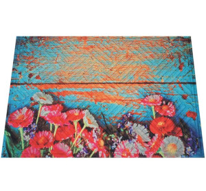Wycieraczka tekstylna Print Kwiaty 45x75 cm