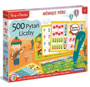 Mówiące Pióro - Liczby - 500 Pytań - Clementoni - 50652