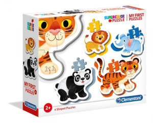 Moje Pierwsze Puzzle - Wild Animals - Clementoni - 20810