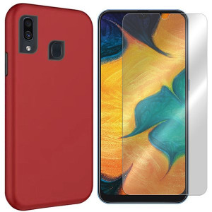 Etui Do Samsung Galaxy A30 Sm-a305 Solid + Szkło
