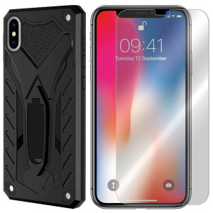 Etui Do Iphone X Pokrowiec Case Stand + Szkło