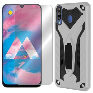 Etui Do Samsung Galaxy M30 Sm-m305 Stand +szkło 9h