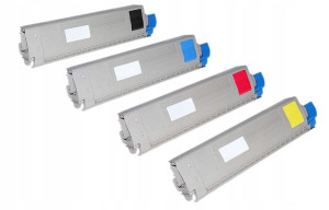 4x Toner Oki C822 Zamiennik 7/7.3k Cmyk