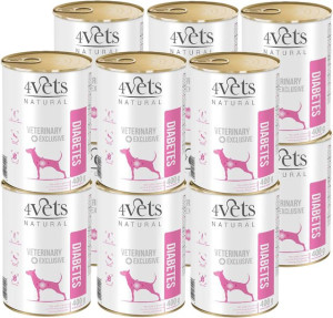 4Vets Dog Diabetes 12x400g
