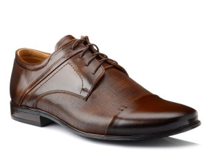 Pantofle męskie buty skórzane VENETTO 710