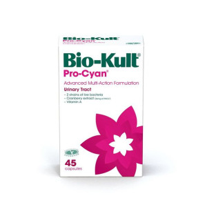 Pro-Cyan - Ekstrakt z Żurawiny + Witamina A + 2 szczepy bakterii (45 kaps.)