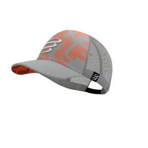 COMPRESSPORT Czapka lifestyle TRUCKER CAP szaro-pomarańczowa