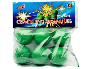 Zielone Kulki Crackling Balls Ps-f1-s002 - 6 Sztuk