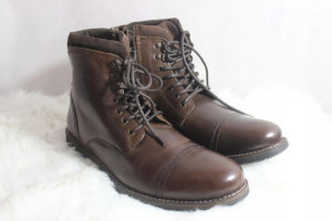 Eleganckie Buty Skórzane | Rozmiar 46.5