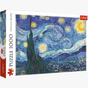 Puzzle 1000 VINCENT VAN GOGH sztuka obraz Gwiaździsta noc
