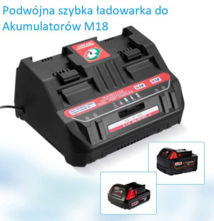 Podwójna Ładowarka do akumulatorów Milwaukee super cena