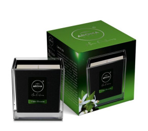 AROMA Home Black Świeca zapachowa WHITE BLOSSOM