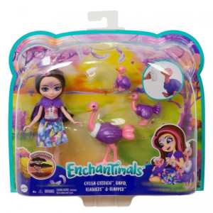 Lalka Enchantimals Rodzina Strus Ofelia MATTEL