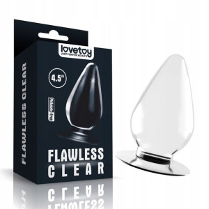 Korek analny zatyczka anal plug clear luksusowy