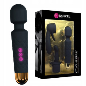 Kit Wanderful Wibrator z wymiennymi końcówkami