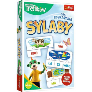 SYLABY gra planszowa EDUKACYJNA przedszkole Treliki