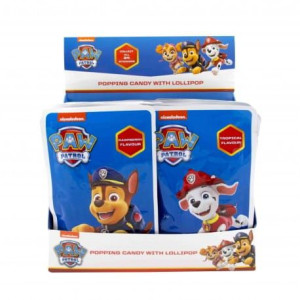 Lizak-paw Patrol Popping Candy W.lollipop