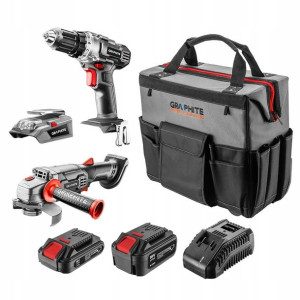 Graphite Zestaw Elektronarzędzi Energy+ 18v 2/4ah