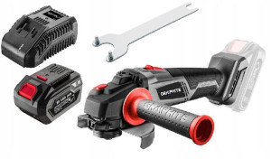 Szlifierka kątowa bezszczotkowa E+ 18V 125mm 6AH