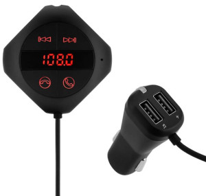 Transmiter FM, zestaw głośnomówiący Q76 Bluetooth