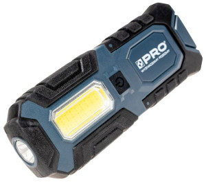 Lampa warsztatowa, latarka Pro led 350lm +130lm