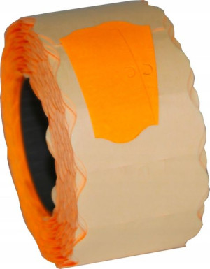 Etykieta Cenowa Meto1 26x12mm Pomarańczowa 700szt