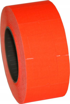 Etykieta Cenowa Mhk1 22x12mm Czerwona 700szt