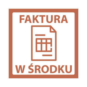 Etykiety 100x100mm Faktura W Środku 1000szt